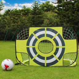 Alvo portátil do futebol para o treinamento do futebol, rede dobrável, impacto-resistente, para o treinamento e o exercício da grama - Image 1