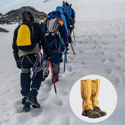 Polainas resistentes à prova d'água para neve, polainas ajustáveis à prova d'água para atividades ao ar livre, caminhadas, escalada, esqui - Image 3