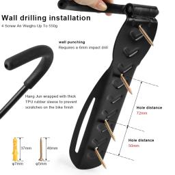 Suporte de bicicleta de parede para scooter elétrico, suporte de bicicleta, armazenamento MTB, gancho de parede, Xiaomi M365, PRO - Image 5