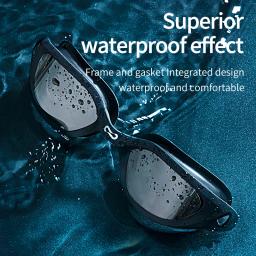 Copozz óculos de natação à prova d'água vistex anti nevoeiro espelhado ajustável silicone óculos de natação profissional equipamento de natação - Image 5