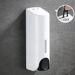 Manual Press Soap Dispenser para Banheiro, Single Head Squeeze, Wall Mounted Sabão de Mão, Shower Gel Box, Sem Soco - Image 1