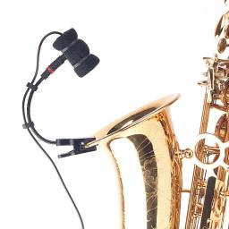 Clipe de microfone de saxofone sem microfone, suporte de microfone de saxofone apenas, clipe para montagem de instrumento musical de violino de trompete de sax - Image 2