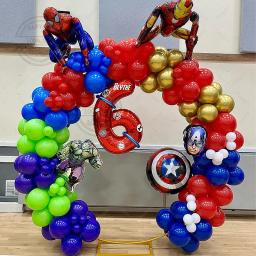 Grande Iron Man Spider Man Tema Balão Arch Set, Decoração Suprimentos, Birthday Party, Baby Shower, Gênero Revelar, Boy, 165pcs - Image 1