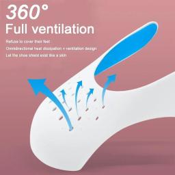 Lavável Anti-Crease Silicone Toe Protector, Bending Crack, Toe Cap Suporte, Maca Sapato, Calçados Esportivos Escudo, Novo, 2 cores - Image 3