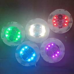 Luminous Garrafa Adesivos Luzes, Lâmpadas LED Coaster, Xmas Bar, Festa de Casamento, Coquetel Copos, Decoração Vaso, 6cm - Image 3