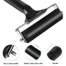 Rolo Brayer para pintura a tinta, ferramentas de óleo, artesanato de borracha, diamante desenho rolos, ferramenta de impressão, 3 pcs - Image 6