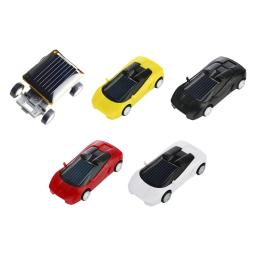 Mini modelo de veículo de plástico multifuncional, dispositivo portátil de energia solar, carro de brinquedo para adultos e crianças, treinamento de aprendizagem, 1 unidade - Image 1