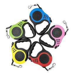 Trela retrátil automática para cão e gato, pistas de caminhada e corrida duráveis, produtos para animais de estimação, 3 m, 5m - Image 3
