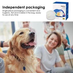 Forros de fraldas super absorventes para cães fêmeas, almofadas menstruais, descartáveis, fraldas à prova de vazamento, calcinha sanitária, suprimentos para animais, 30pcs - Image 6