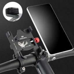 Suporte para montagem de telefone NEWBOLER MTB suporte para bicicleta 360° giratório ajustável de alumínio para bicicleta suporte para telefone antiderrapante suporte de ciclismo - Image 5