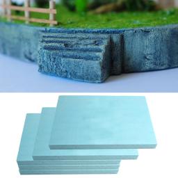 Plataforma de alta-Densidade Placa de Espuma Modelo DIY Material de Areia Tabela Modelo de Construção Da Paisagem 5 Pçs/set Bordo Fácil de Cortar - Image 4