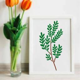 Estêncil Wildflower para Home Decor, Pintura em Madeira, Arte DIY, Artesanato De Casamento, 18Pcs - Image 2