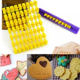 Molde De Biscoito De Letra Do Alfabeto, Cortador De Biscoitos, Imprensa Stamp, Bolo Decor Tool - Image 2