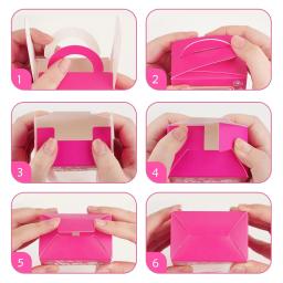 12pçs caixas de lembrancinhas de festa rosa para meninas, caixas de presente de boneca rosa quente, decoração de festa de aniversário de despedida de solteira, caixas de lembrancinhas de doces - Image 6