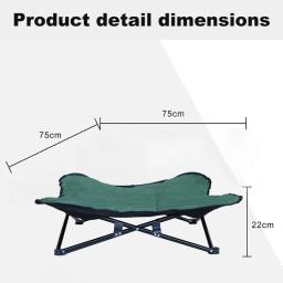 Cama Pet portátil e dobrável para cães pequenos e gatos, impermeável, ao ar livre, Camping, Caminhadas - Image 5