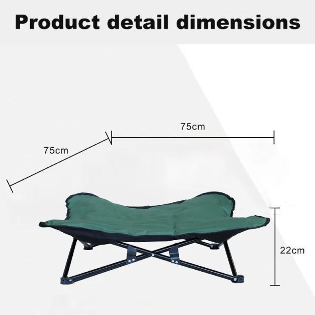 Cama Pet Impermeável Portátil e Dobrável para Cães Pequenos e Gatos - Ideal para Camping e Caminhadas ao Ar Livre
