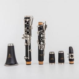 Clarinete Tenor Profissional com 17 Teclas Baquelite, De Madeira, Instrumento de Sopros, CX Bb, Feito no Japão - Image 4