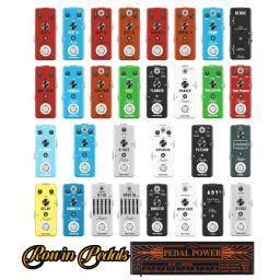 Rowin-Guitarra Baixo Efeito Pedal Compressor, distorção Fuzz, EQ Delay, Phaser, Flanger Booster, Overdrive, fonte de alimentação Chorus - Image 1