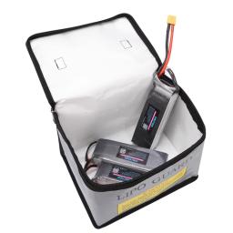 Bolsa de segurança para bateria lipo, portátil, à prova de explosão, à prova de fogo, armazenamento com proteção segura, tamanho 215*145*165mm para baterias de drone rc - Image 6