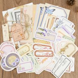 Kit de papel leve Scrapbooking vintage, DIY Handbook Adesivo, Jornal Colagem Álbum de fotos, Decoração de fundo - Image 1