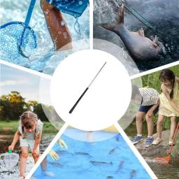 Rede de pesca dobrável e extensível, antiderrapante, para peixes, segura, para captura ou liberação - Image 5
