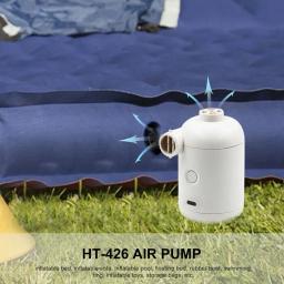 Bomba De Ar Elétrica Portátil, USB, Leve, Suprimentos De Acampamento, Colchões De Ar, Anel De Natação, Exterior - Image 4