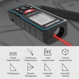 Mileseey Digital Laser Rangefinder, distância medidor, fita métrica, X5 - Image 6