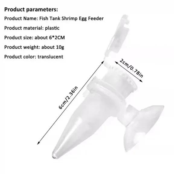 Alimentador Automático de Peixes para Aquários com Funil, Ideal para Salmão e Camarões Ornamentais