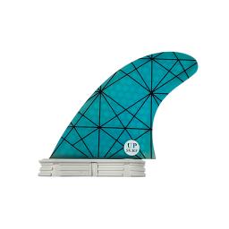 Prancha de surf UPSURF FCS 2 Fins Thruster Surf Fins G5/G7 Quilhas Fins Azul Médio/Grande - Image 2