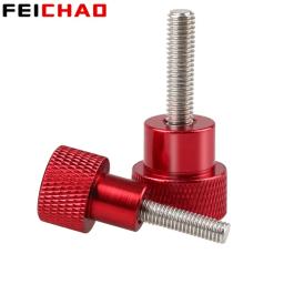 Parafuso de aço inoxidável M5, Knob recartilhado, Flat Step, Round Head, Alloy Aluminum, Hand Screws for GoPro, 10-40mm Length - Image 1