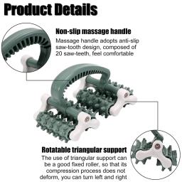 Rolo de massagem muscular, aumento de fáscia e rolo anticelulite, ferramenta de liberação miofascial para jateamento de gordura para costas, pescoço, cintura, pernas - Image 4