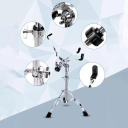 Drum Stand para Snare Drum, Drum Pad Stand para Instrumento Musical, Acessório Iniciantes, Bateria Dia 12in-14in - Image 5
