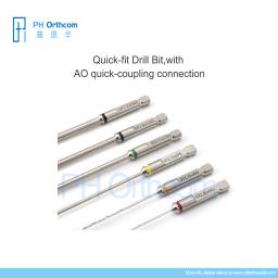 Bits ortopédicos de ajuste rápido com conexão de acoplamento rápido AO, Veterinário, Instrumento cirúrgico, Equipamento médico, Suprimentos médicos - Image 2