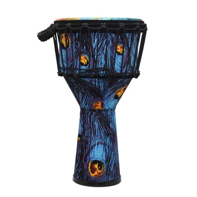 Bateria Africana Portátil Djembe para Adultos e Crianças - Instrumento de Percussão Profissional em Tamanhos 8", 10", 12" para Iniciantes
