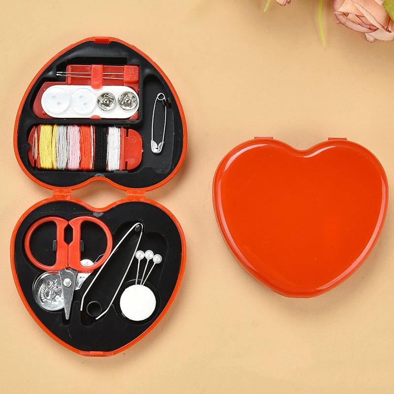 Mini Kits De Viagem De Ferramentas De Costura, Botões Portáteis Pinos, Caixas De Armazenamento De Costura, Trabalho Doméstico Manual, Tesoura, Dedal, Conjunto De Linhas De Agulha - Image 1