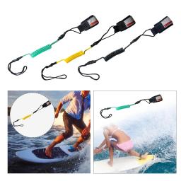 Prancha de Segurança Leash Cord Ajustável Coiled Paddle Board Rope para Surf, Acessórios para esportes aquáticos - Image 6
