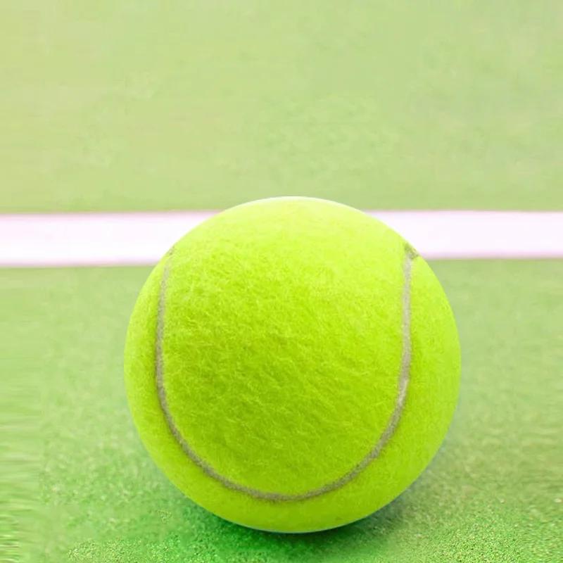 Bola de prática de tênis de alta elasticidade jogando bolas de borracha treinamento ao ar livre esportes competição exercício fitness - Image 1