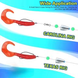 18 peças de chumbo de bala de liga com núcleo de plástico misto 3.5g-20g texas equipamento bala fundição de peso chumbada para baixo truta equipamento de pesca - Image 2