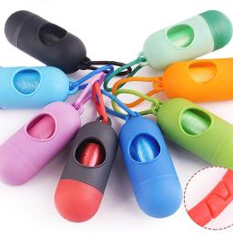 Saco De Lixo Portátil Em Forma De Bala, Suprimentos De Limpeza Para Animais De Estimação, Caixa De Armazenamento - Image 3