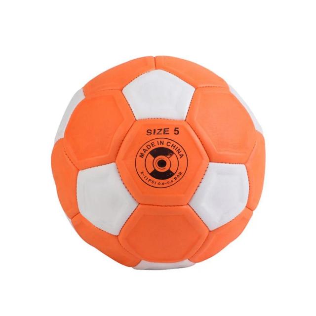 Bola de Futebol Curva Recreativa Laranja Tamanho 3/4/5