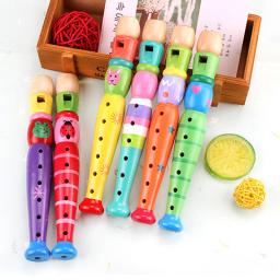 Instrumento musical de sopro curto para crianças, instrumentos musicais educativos com padrões coloridos para crianças - Image 5