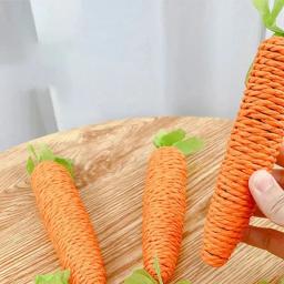 Bastão de cenoura para animais de estimação, brinquedos para gatos, vara de dentição, antimordida, tábua de arranhar, pet fornecimentos - Image 2