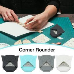 1PC Mini Canto Rounder Cortador De Papel Portátil R4 Soco De Canto Para Cartões Foto Corte Suprimentos Papelaria Ferramentas - Image 1