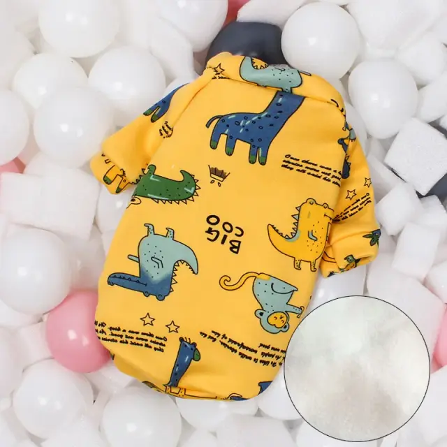 Terno estampado e aquecido para gatos - suéter macio para Kedi e Sphynx, ideal para primavera e outono