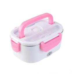 Lancheira portátil do aço inoxidável, aquecedor do alimento com adaptador e tomada do carro, calefator durável e versátil da refeição, 110V - Image 6