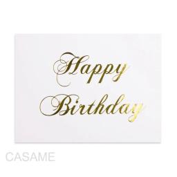 Mini cartão de agradecimento gravado em ouro, 48 unidades, comemoração, feliz aniversário, natal, festa, casamento, carta, cartões de saudação - Image 4