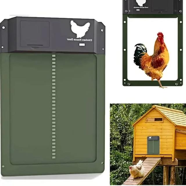 Porta Automática para Galinheiro com Sensor de Luz - Solução Prática e Elegante para Frangos e Patos