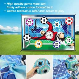 Conjunto de tapete de jogo de futebol ao ar livre indoor brinquedos de futebol multiplayer jogos de futebol competitivos crianças treinamento de futebol presentes do menino - Image 2
