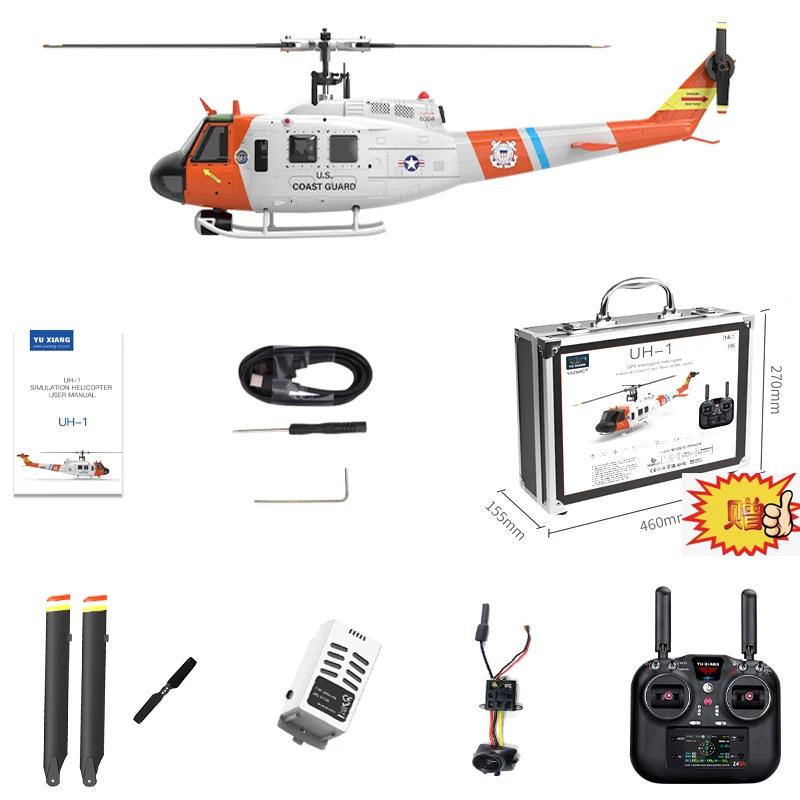 Yuxiang f07s helicóptero de controle remoto UH-1 helicóptero sem escova com câmera gps retorno automático + fluxo óptico altura fixa - Image 1