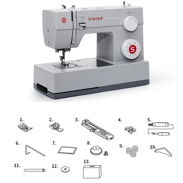 Máquina de Costura SINGER 4423: Potente e Resistente com 23 Funções e Kit de Acessórios Completo